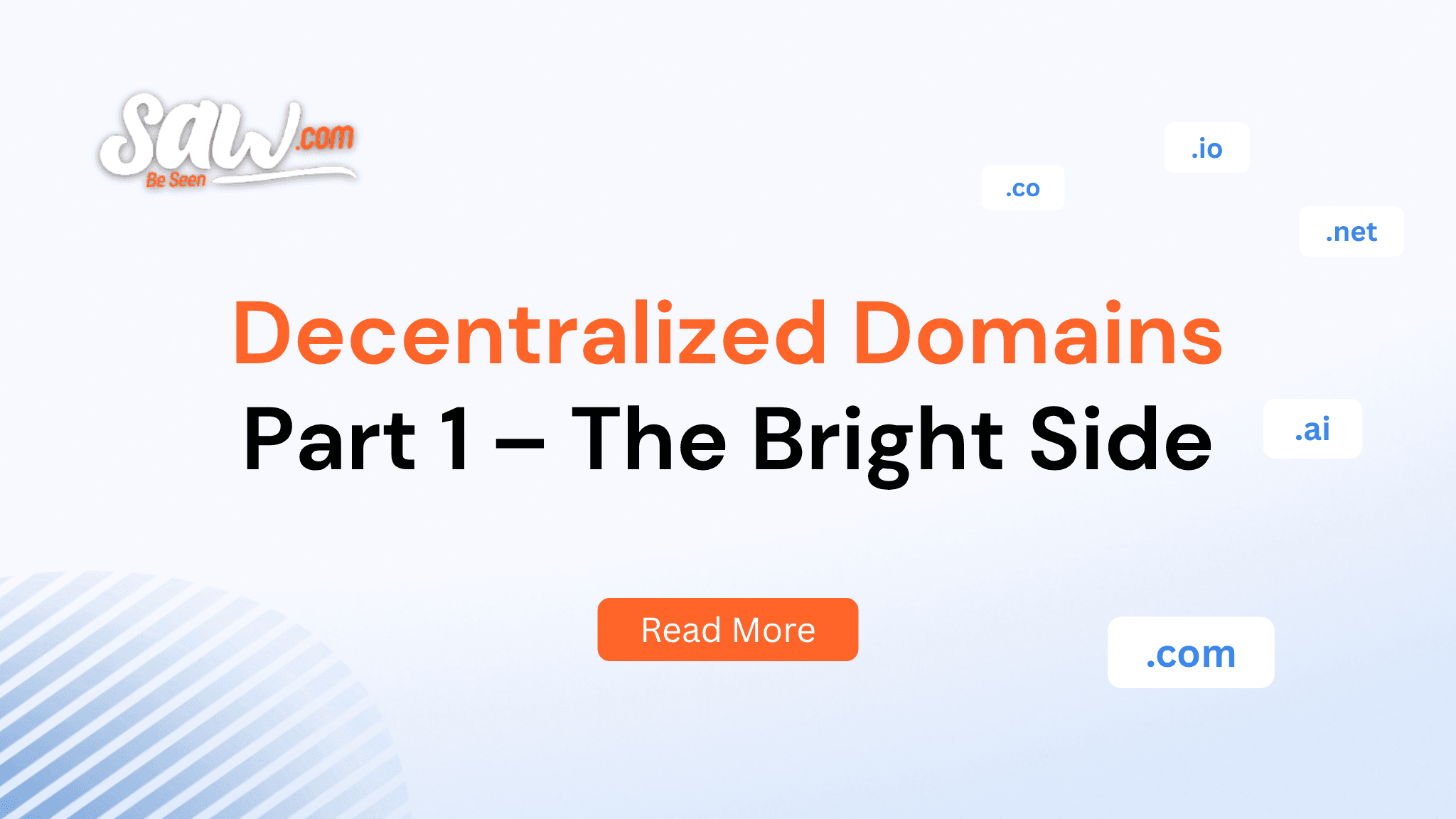 Decentralized Domains Part 1 – The Bright Side