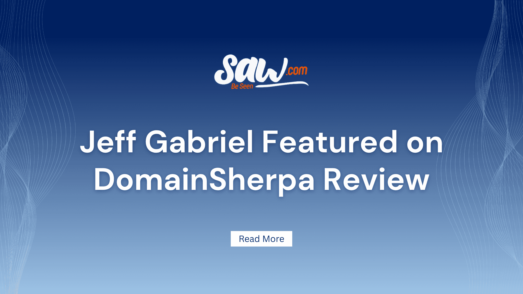 Jeff Gabriel Featured on DomainSherpa Review