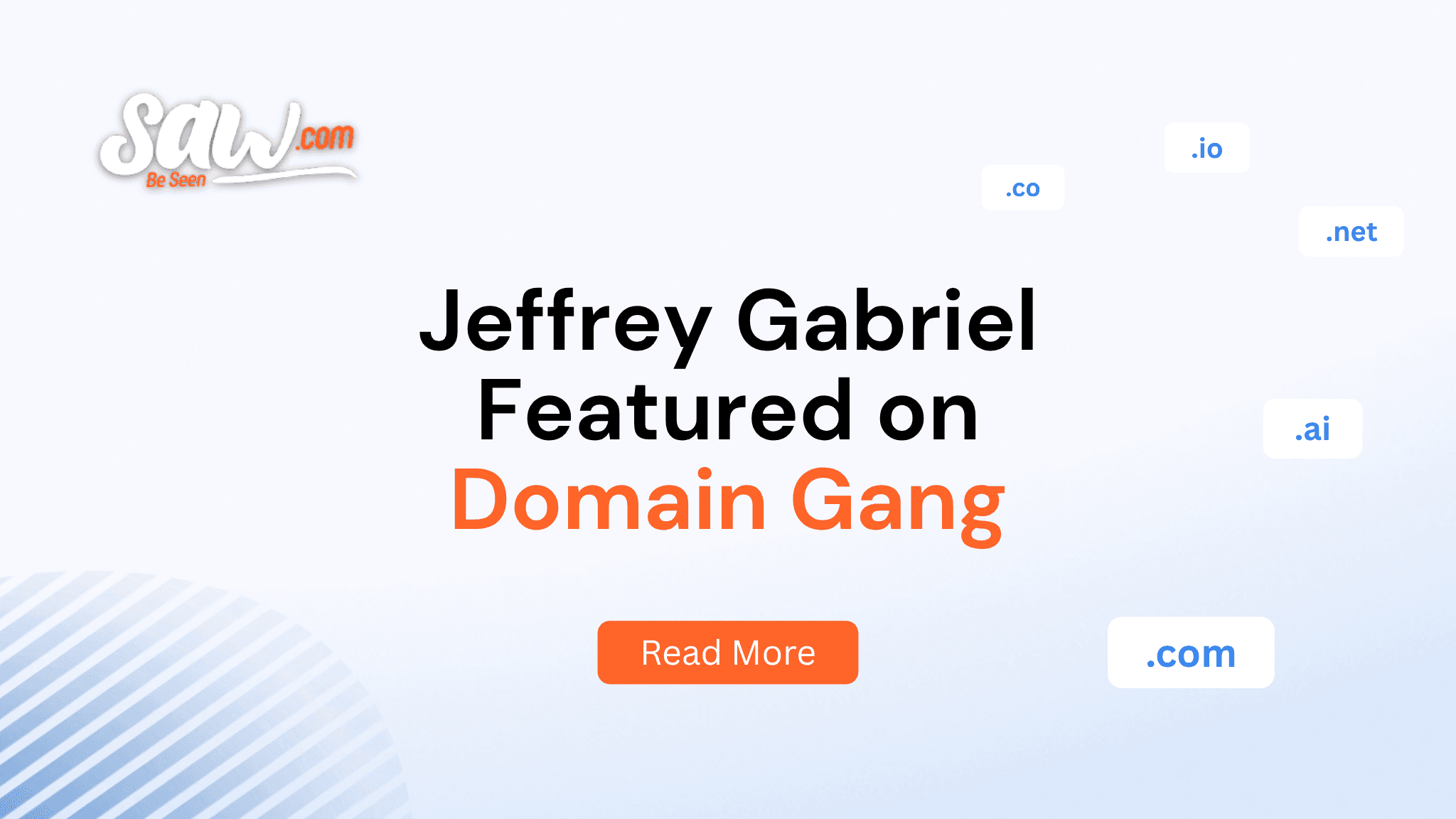 Jeffrey Gabriel Featured on Domain Gang