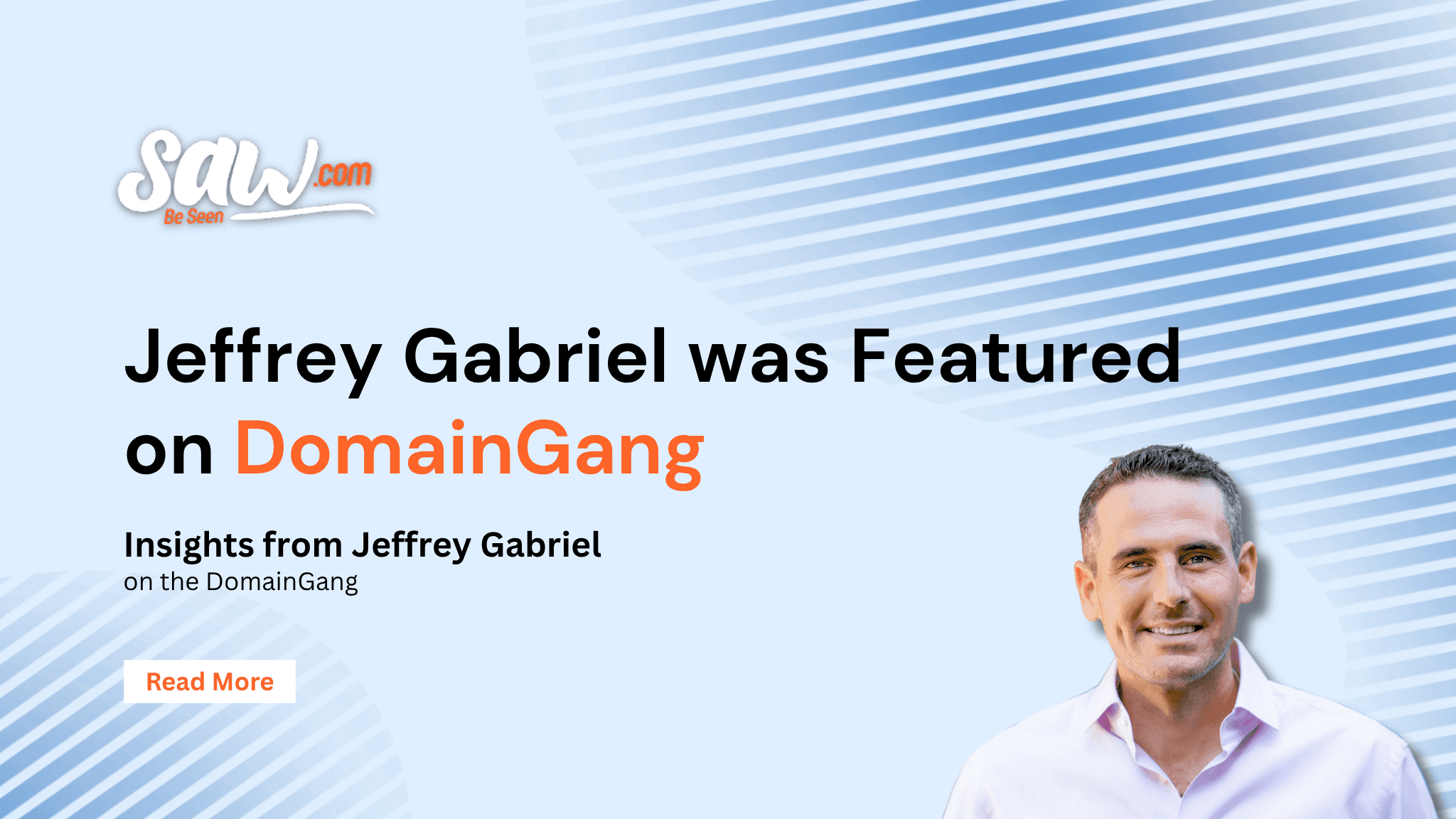 Jeffrey Gabriel was Featured on DomainGang