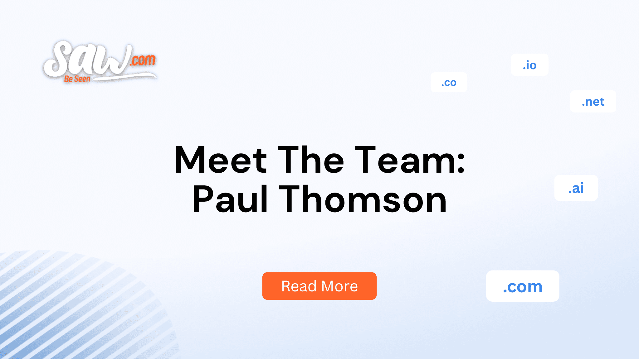 Meet The Team: Paul Thomson