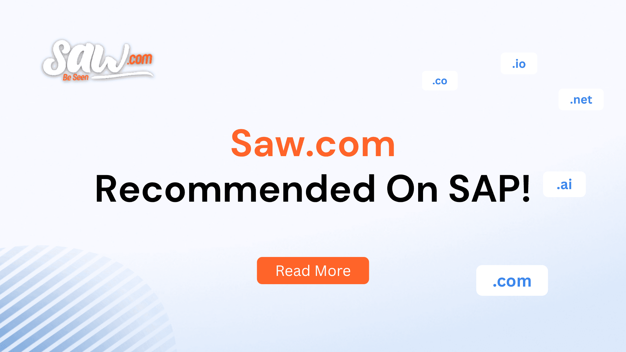Saw.com Recommended On SAP!