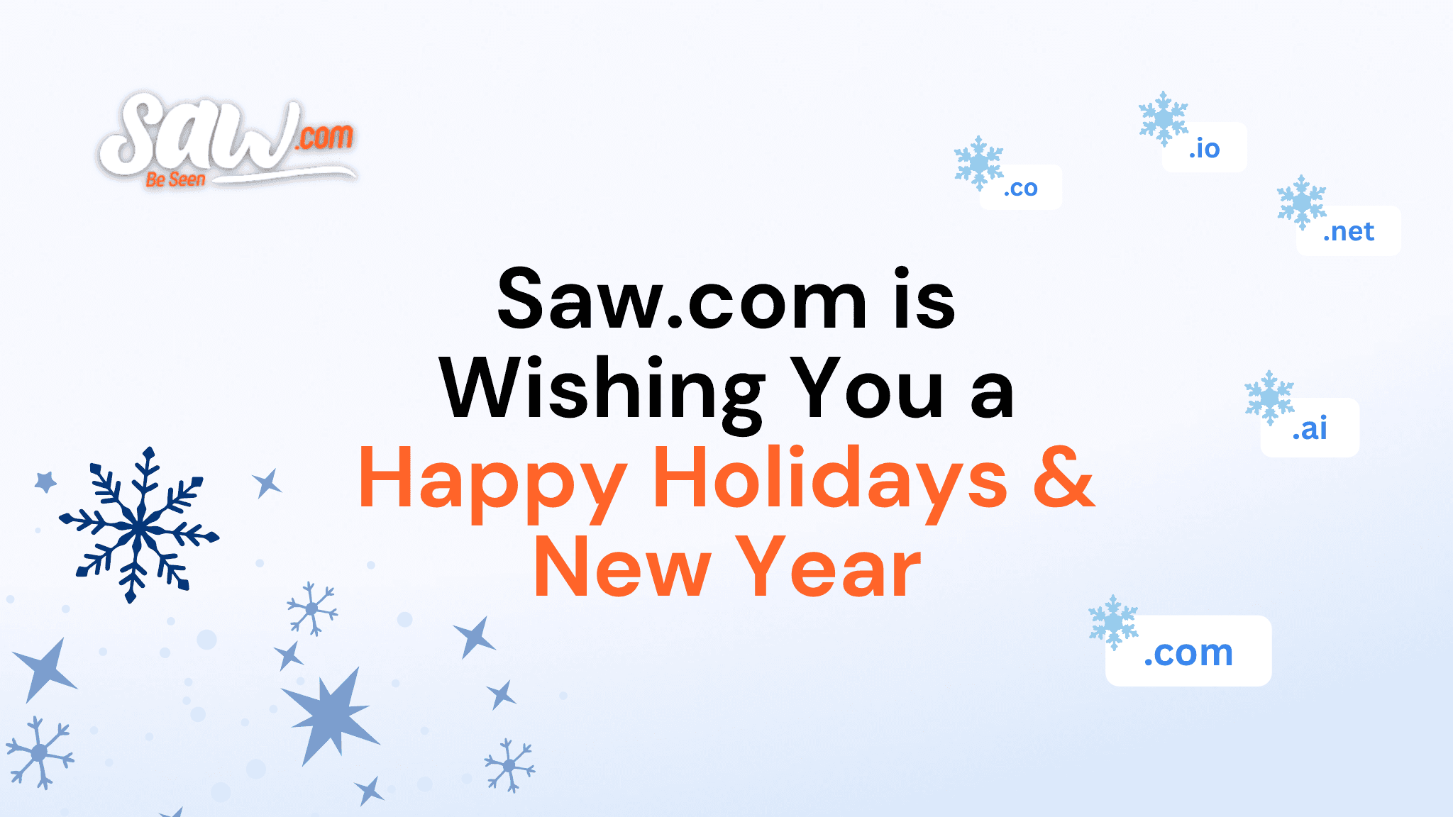 Saw.com is Wishing You a Happy Holidays & New Year