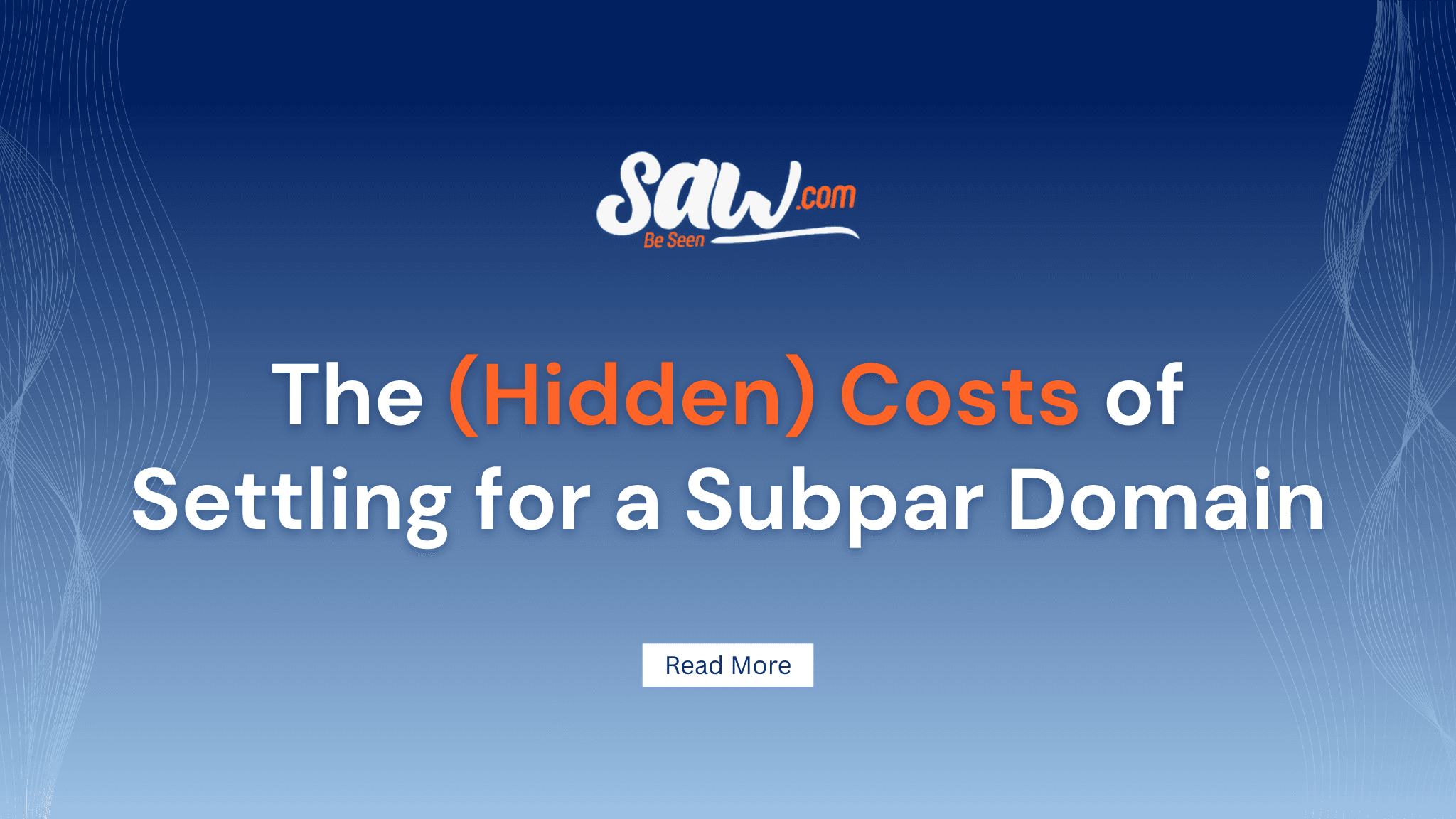 The (Hidden) Costs of Settling for a Subpar Domain