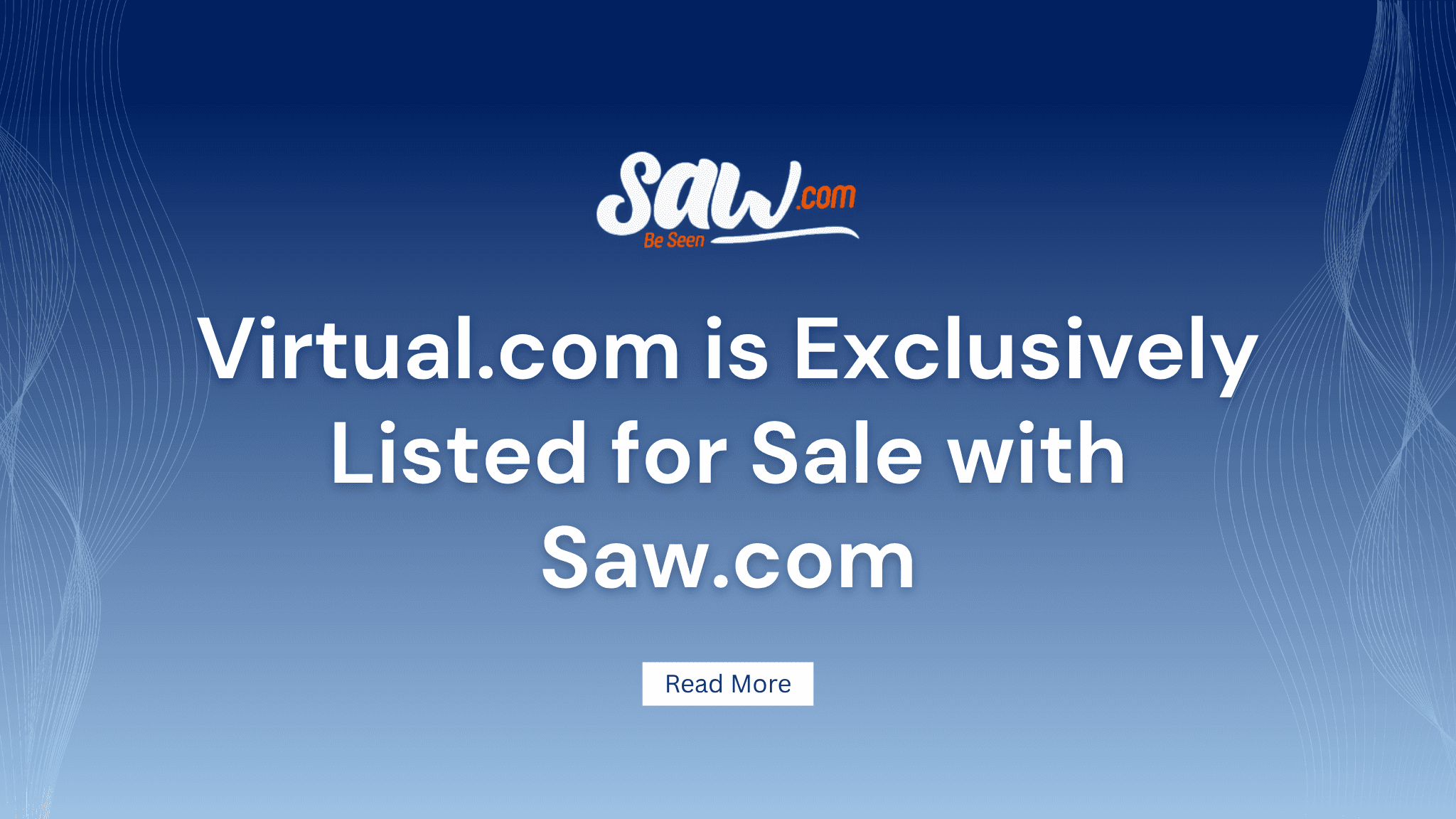 Virtually the Best Domain, Virtual.com is Exclusively Listed for Sale with Saw.com