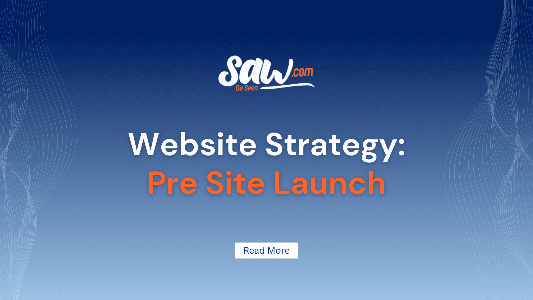 Website Strategy: Pre Site Launch