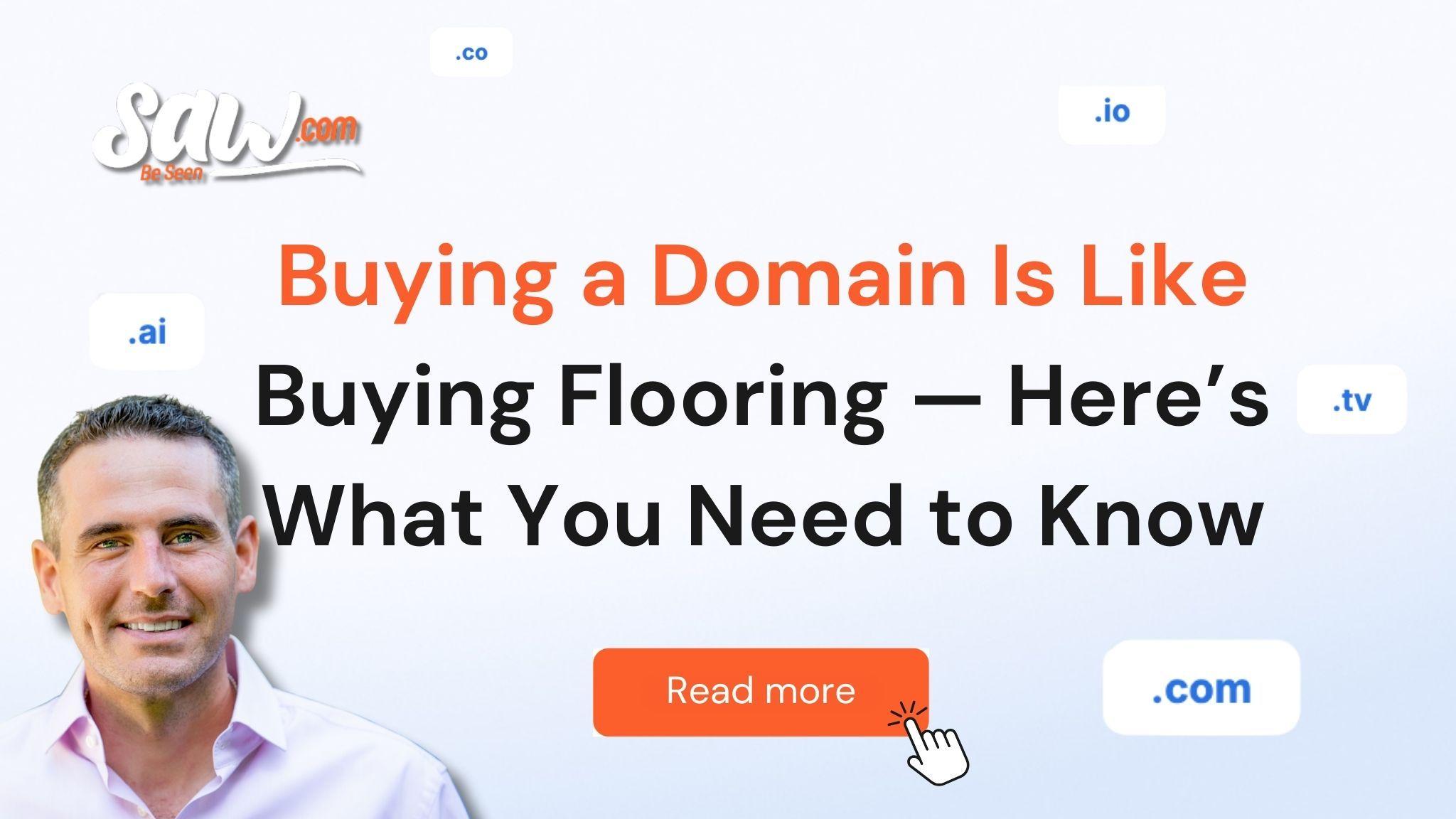 Close-up of hardwood flooring symbolizing domain purchases