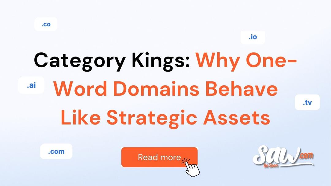 Category Kings: Why One-Word Domains Behave Like Strategic Assets