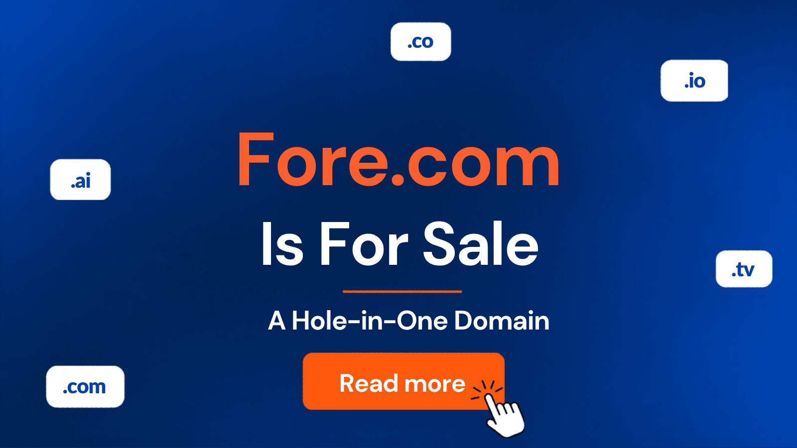 Fore.com Is Now Available Through Saw.com