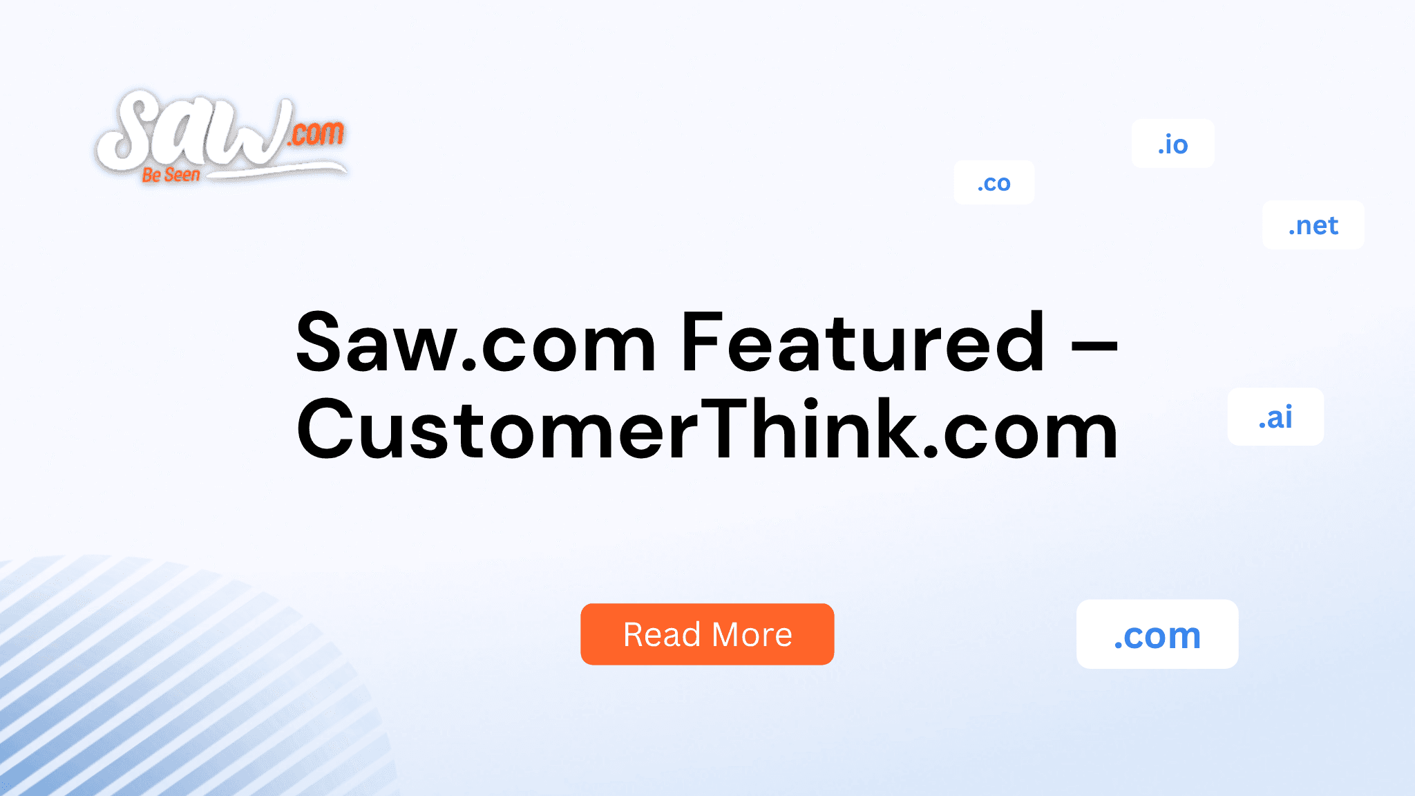 Saw.com Featured – CustomerThink.com