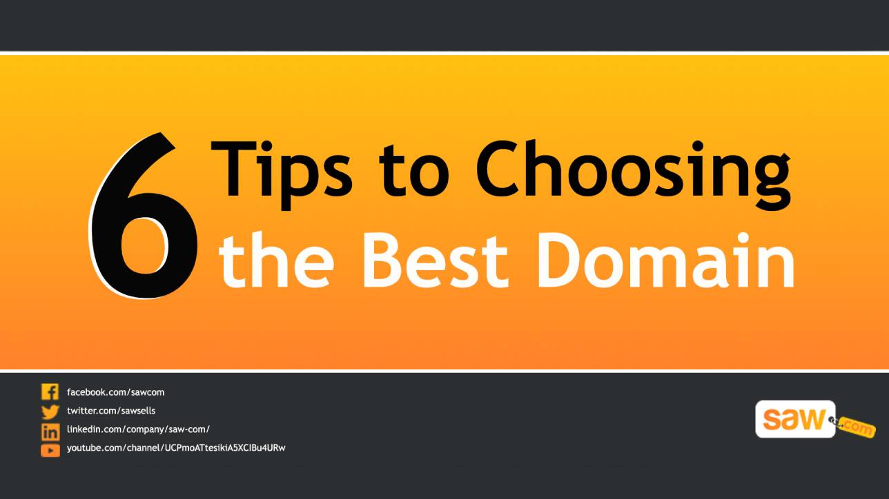 6tips choosing the best domain