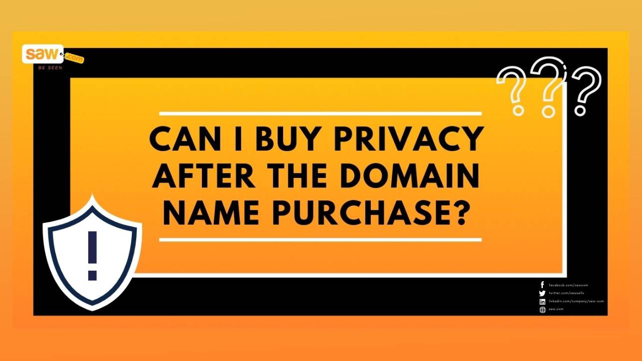 Domain name purchase